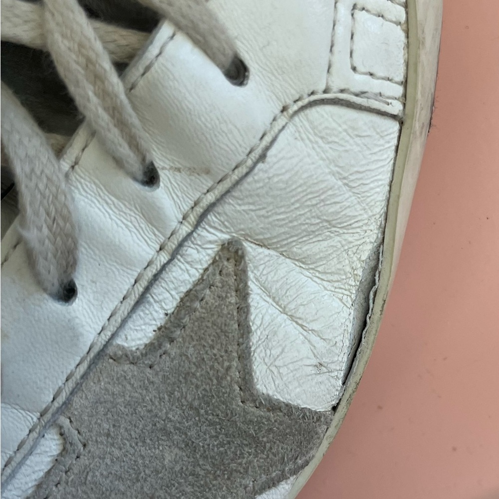 Golden Goose Women's White and Pink Star Sneakers - Picture 2 of 5